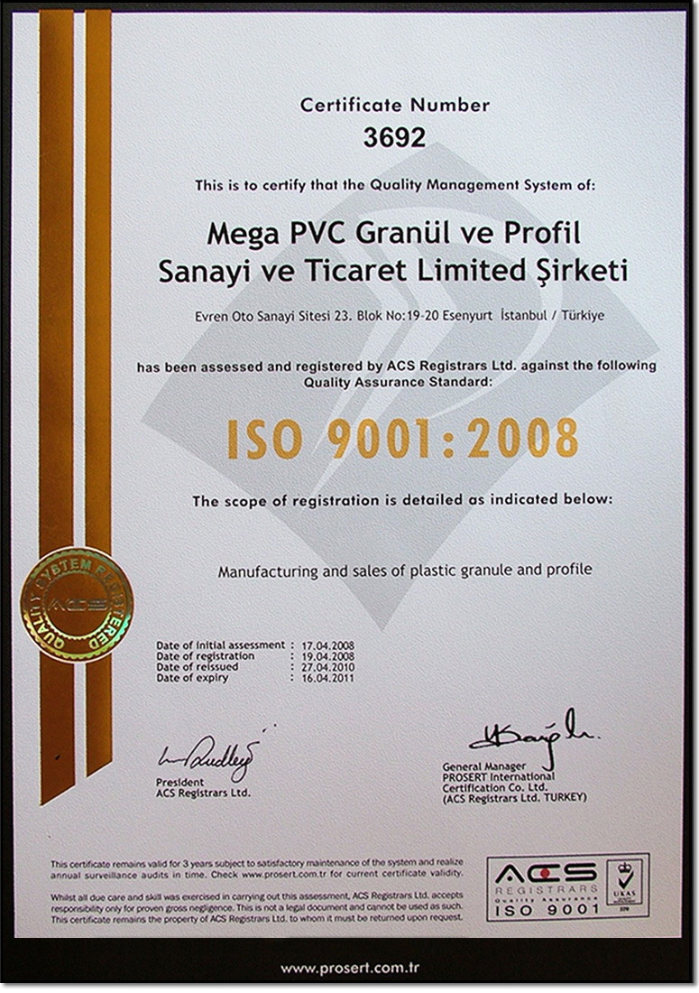 ISO 9001:2008